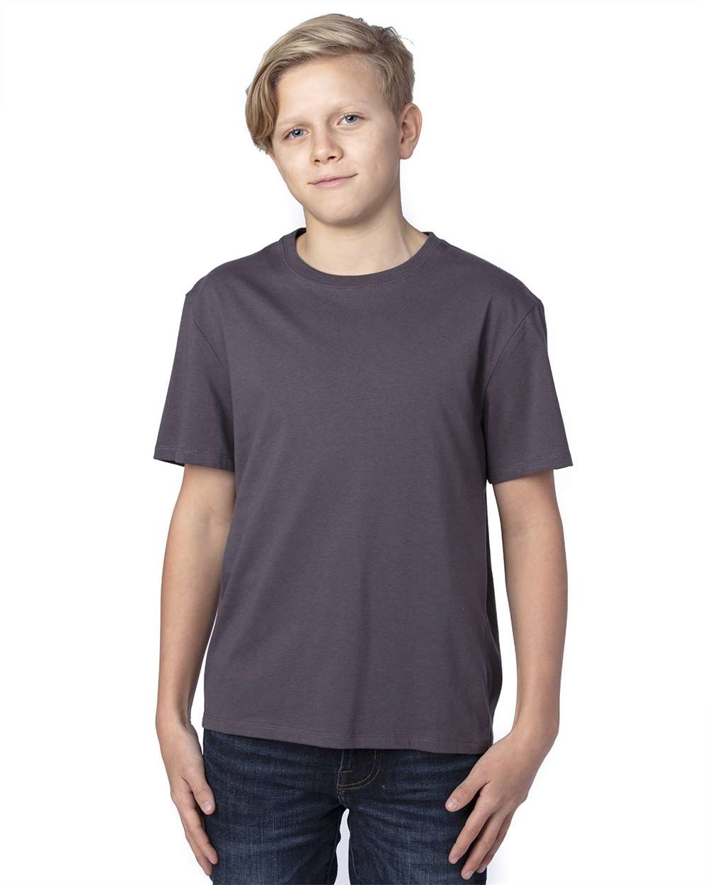 Threadfast Apparel-600A-Youth Ultimate CVC T-Shirt - Image 11