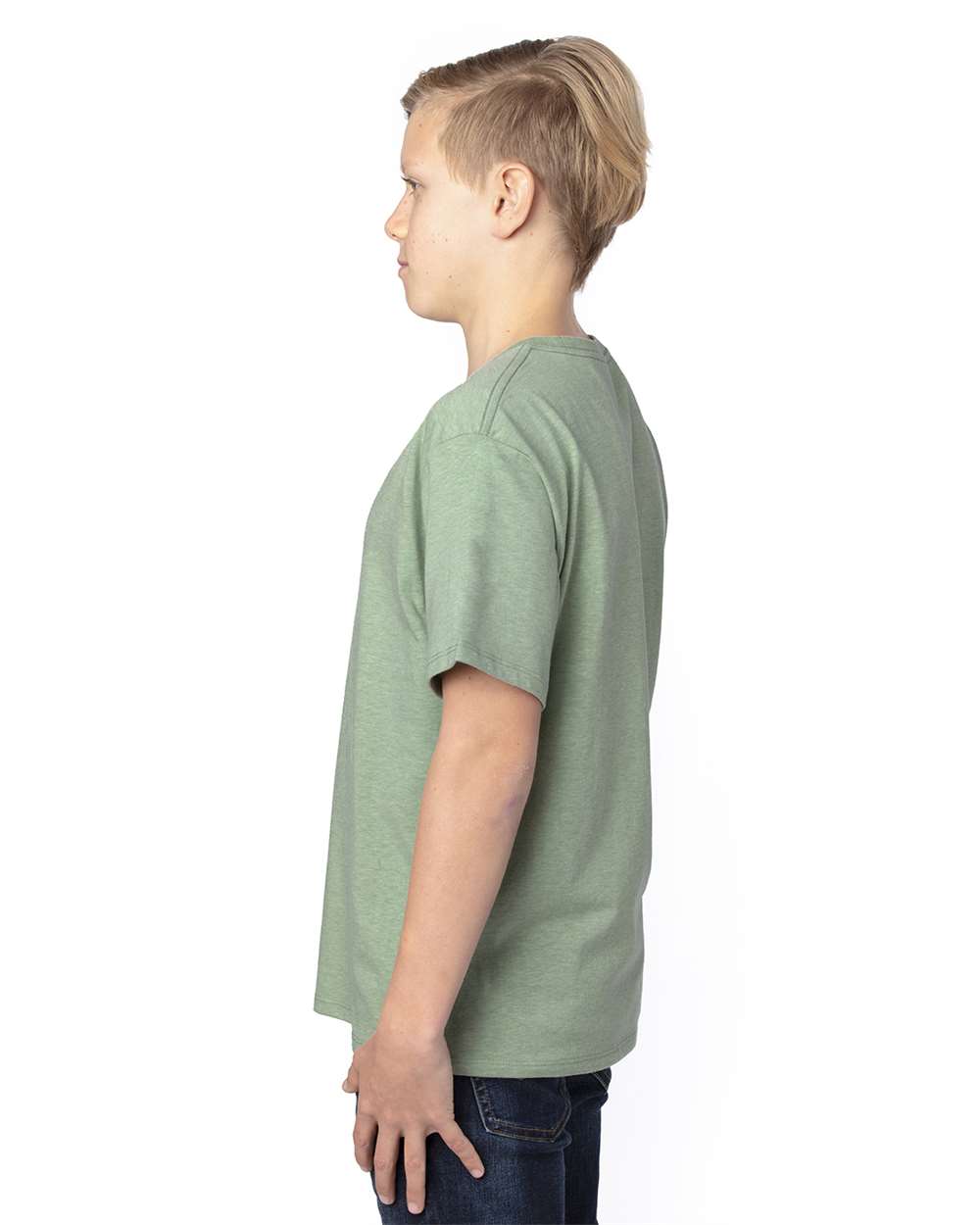 Threadfast Apparel-600A-Youth Ultimate CVC T-Shirt - Image 2