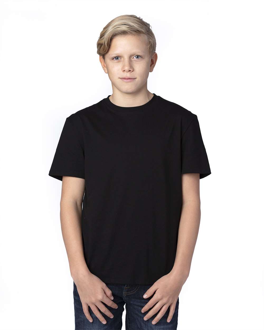 Threadfast Apparel-600A-Youth Ultimate CVC T-Shirt - Image 4