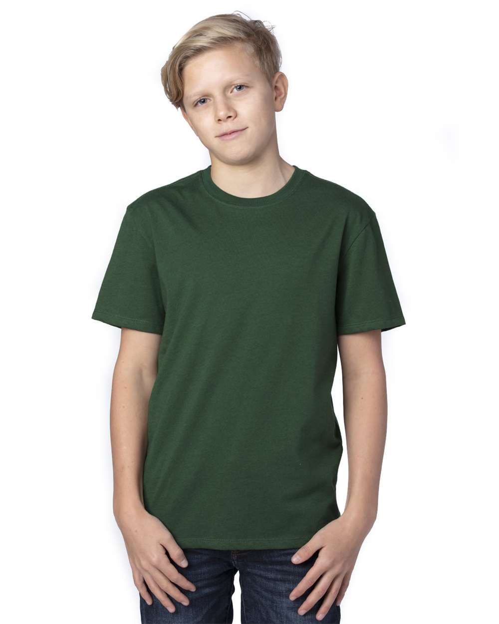 Threadfast Apparel-600A-Youth Ultimate CVC T-Shirt - Image 9