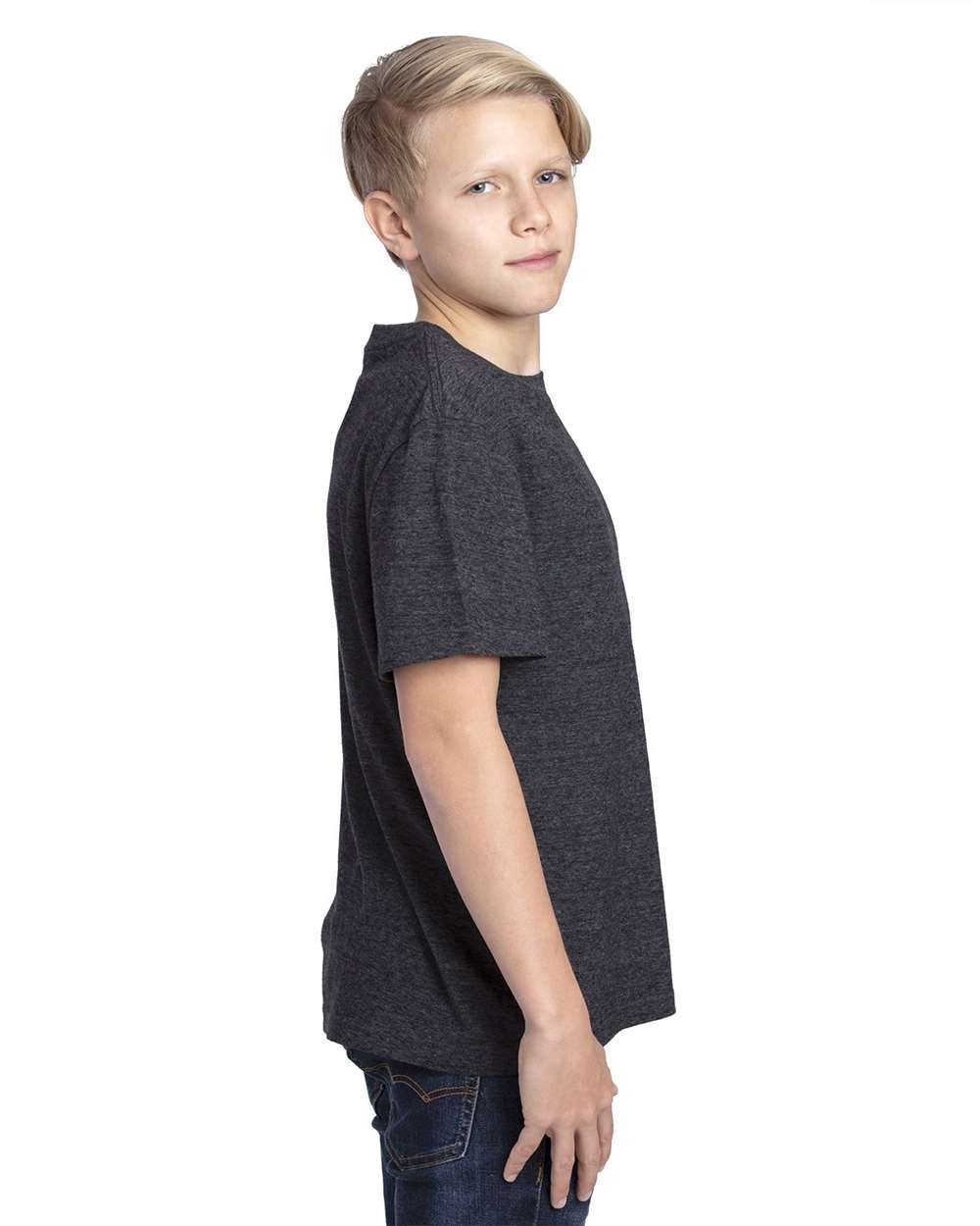 Threadfast Apparel-602A-Youth Triblend T-Shirt - Image 2