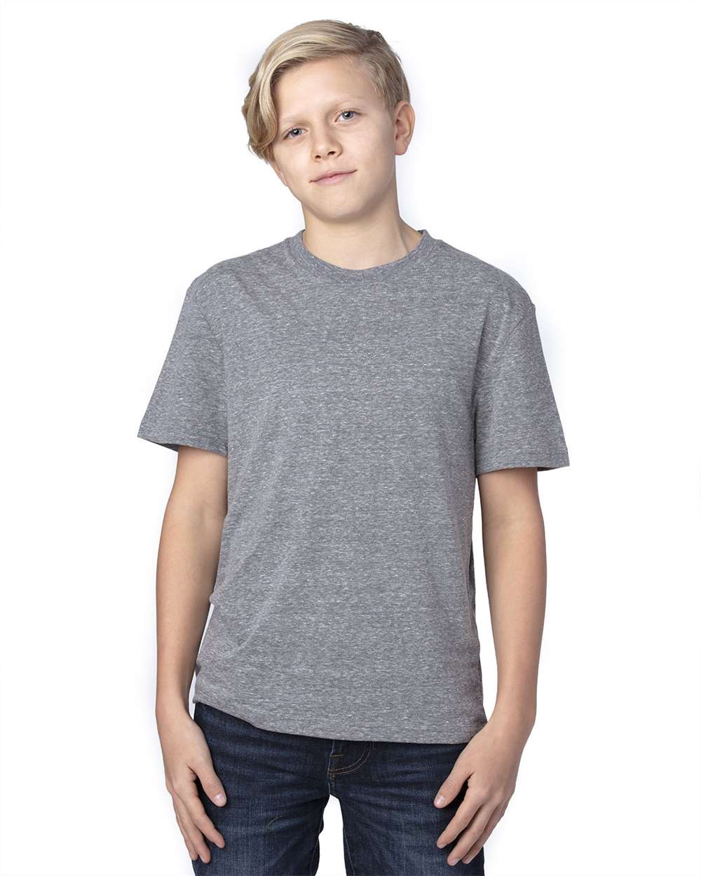 Threadfast Apparel-602A-Youth Triblend T-Shirt - Image 6