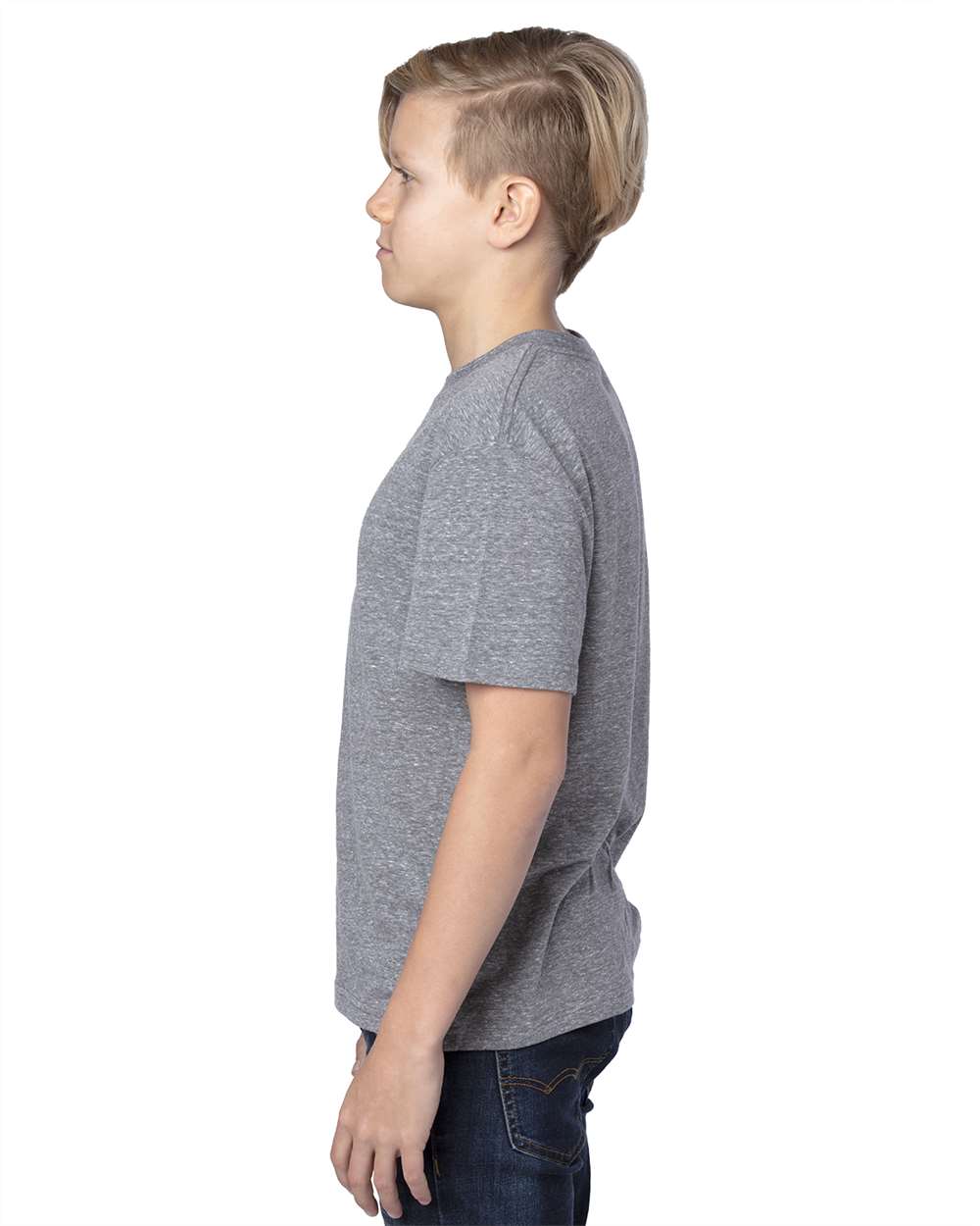Threadfast Apparel-602A-Youth Triblend T-Shirt - Image 7
