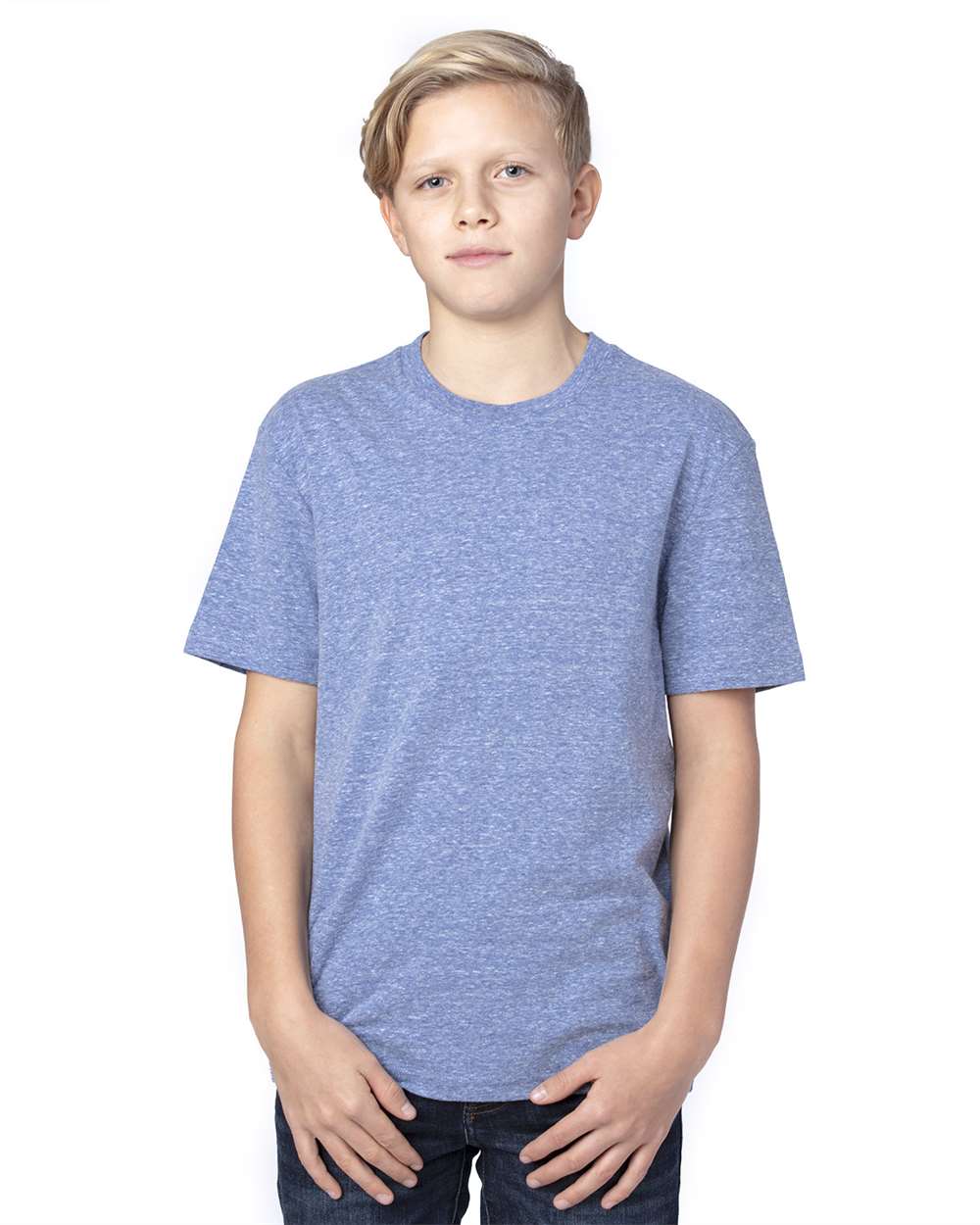 Threadfast Apparel-602A-Youth Triblend T-Shirt - Image 8