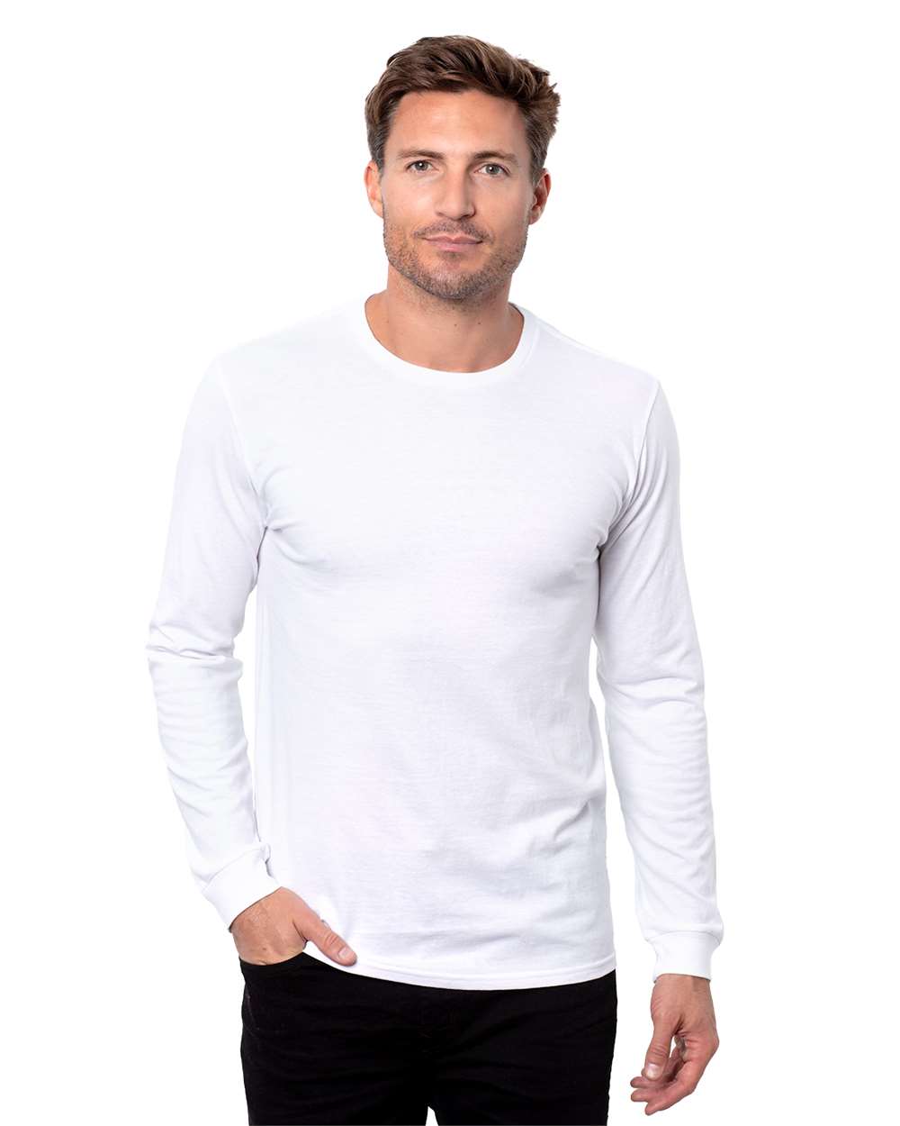 Threadfast Apparel-T3001-Epic CVC Long Sleeve T-Shirt - Image 10