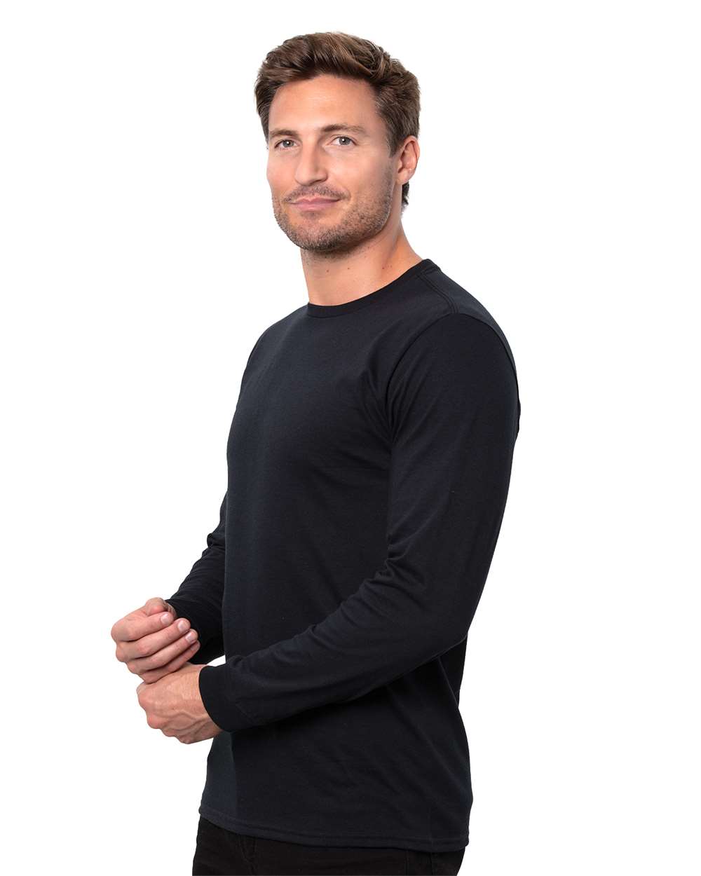 Threadfast Apparel-T3001-Epic CVC Long Sleeve T-Shirt - Image 8