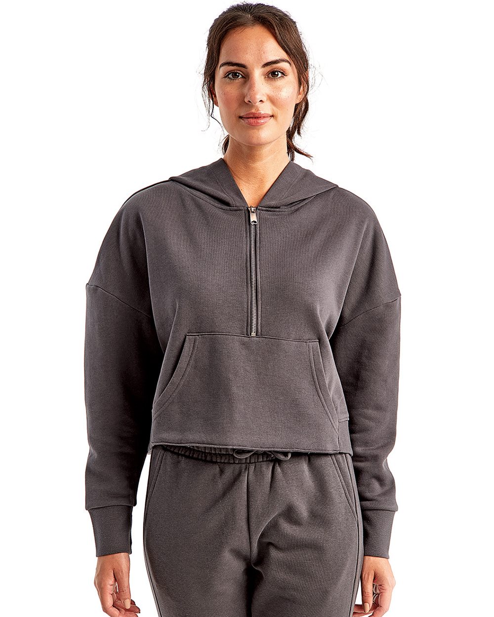 TriDri-TD077-Women's Alice Half-Zip Hooded Sweatshirt - Image 5