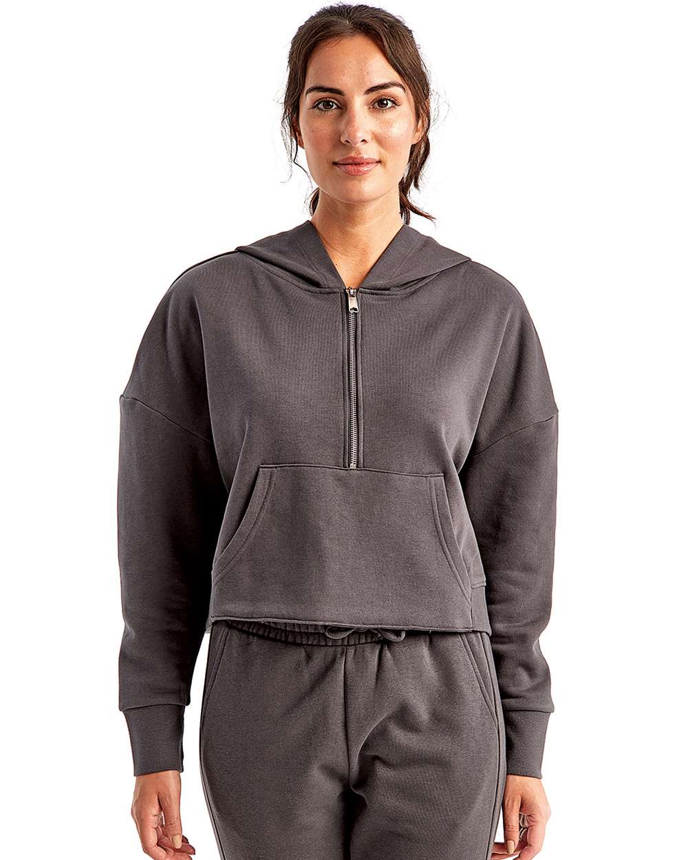 TriDri-TD077-Women's Alice Half-Zip Hooded Sweatshirt - Image 7
