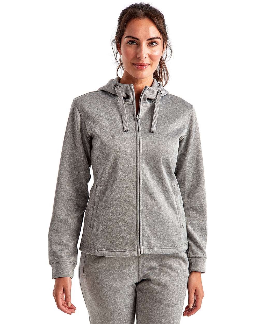 TriDri-TD498-Womens Spun Dyed Full-Zip Hooded Sweatshirt - Image 7