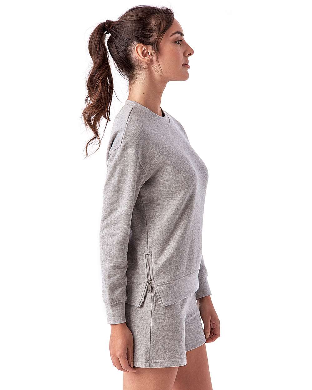 TriDri-TD600-Women's Billie Side-Zip Sweatshirt - Image 12