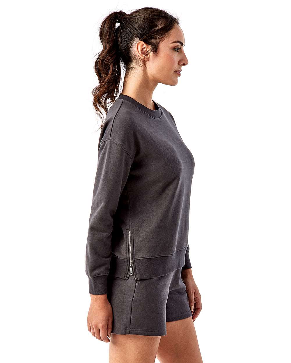 TriDri-TD600-Women's Billie Side-Zip Sweatshirt - Image 8