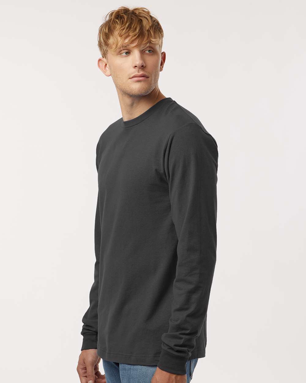 Tultex-202LS-Fine Jersey Long Sleeve T-Shirt - Image 12