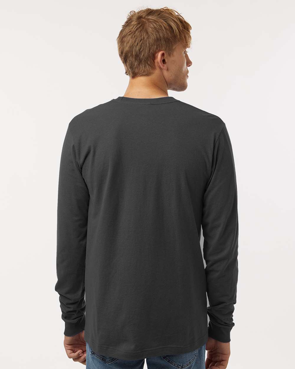Tultex-202LS-Fine Jersey Long Sleeve T-Shirt - Image 13