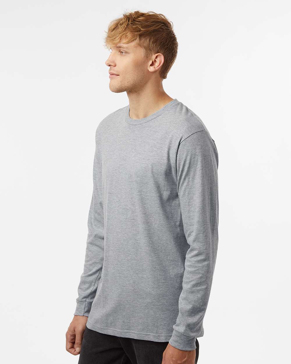 Tultex-202LS-Fine Jersey Long Sleeve T-Shirt - Image 36