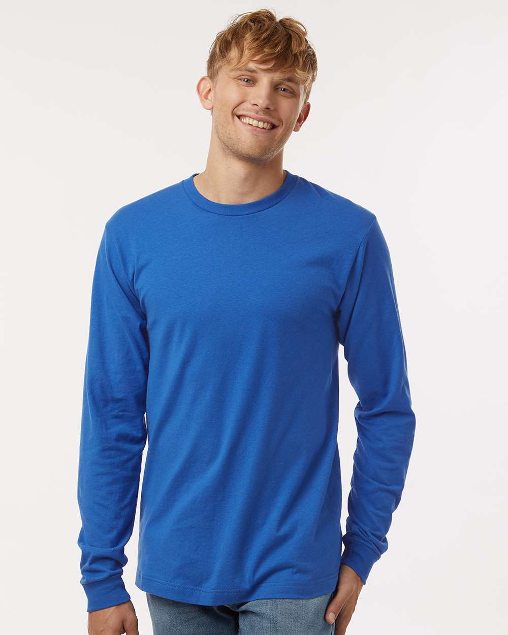 Tultex-202LS-Fine Jersey Long Sleeve T-Shirt - Image 66