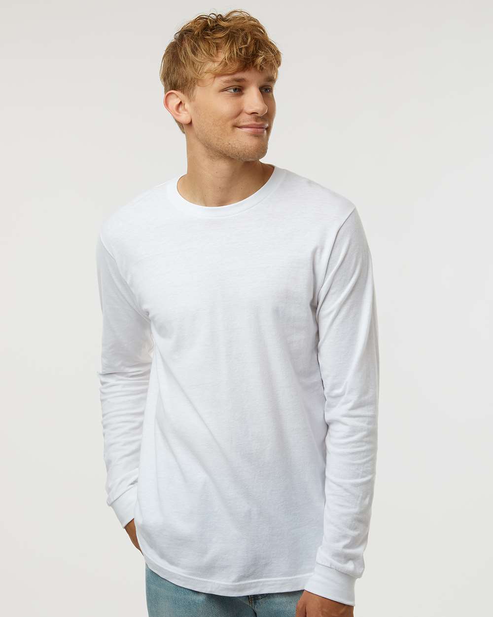 Tultex-202LS-Fine Jersey Long Sleeve T-Shirt - Image 77