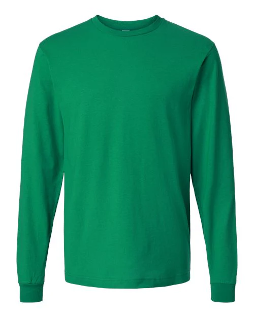 Tultex-202LS-Fine Jersey Long Sleeve T-Shirt - Image 89