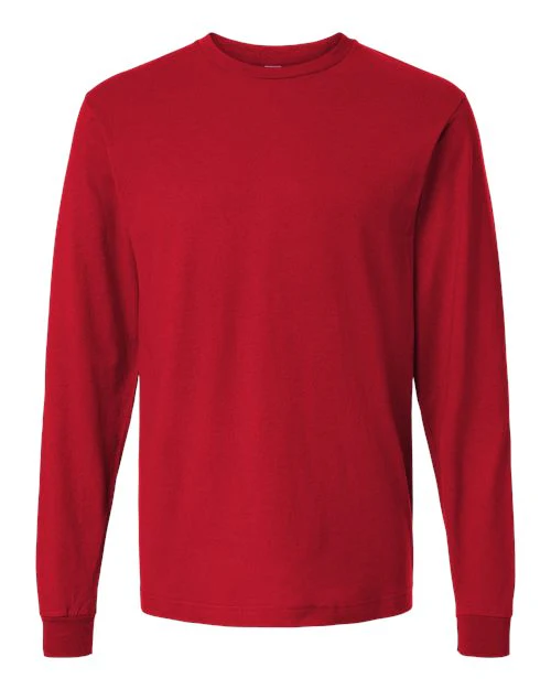 Tultex-202LS-Fine Jersey Long Sleeve T-Shirt - Image 92