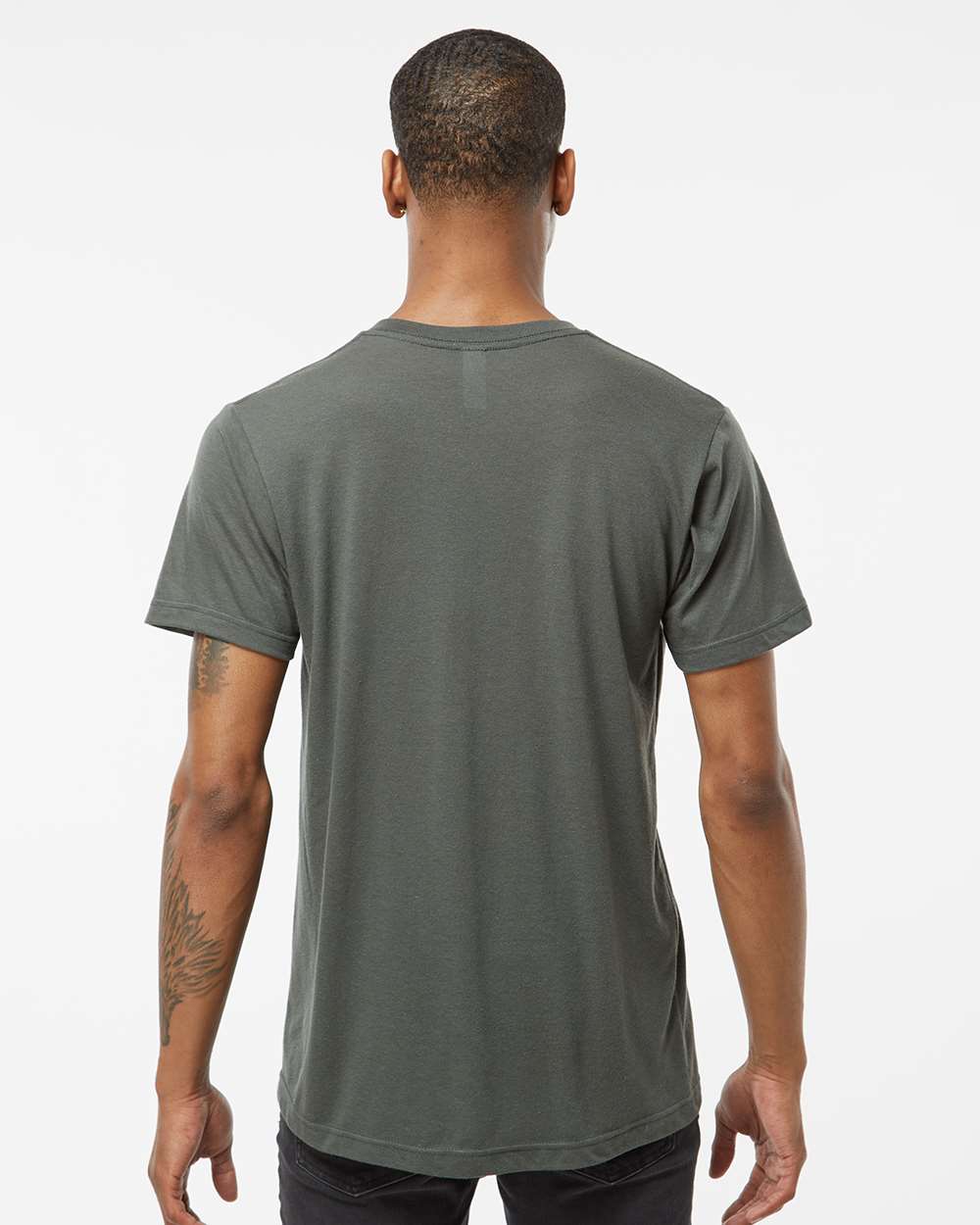 Tultex-207-Poly-Rich V-Neck T-Shirt - Image 13