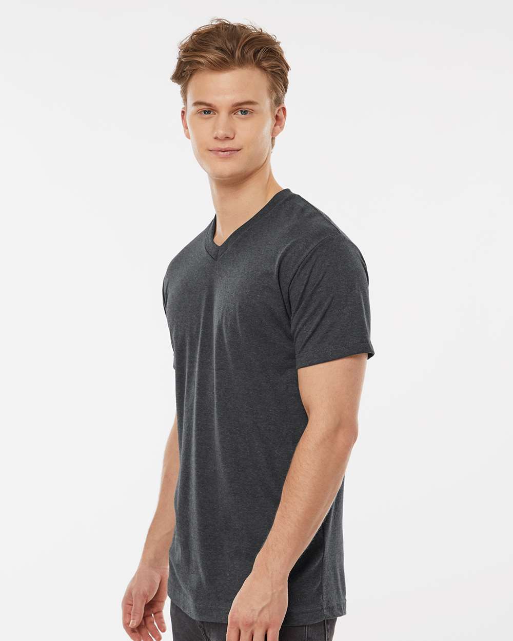 Tultex-207-Poly-Rich V-Neck T-Shirt - Image 18