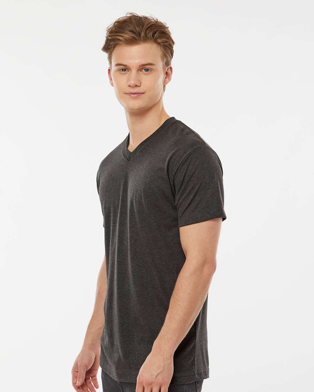 Tultex-207-Poly-Rich V-Neck T-Shirt - Image 24