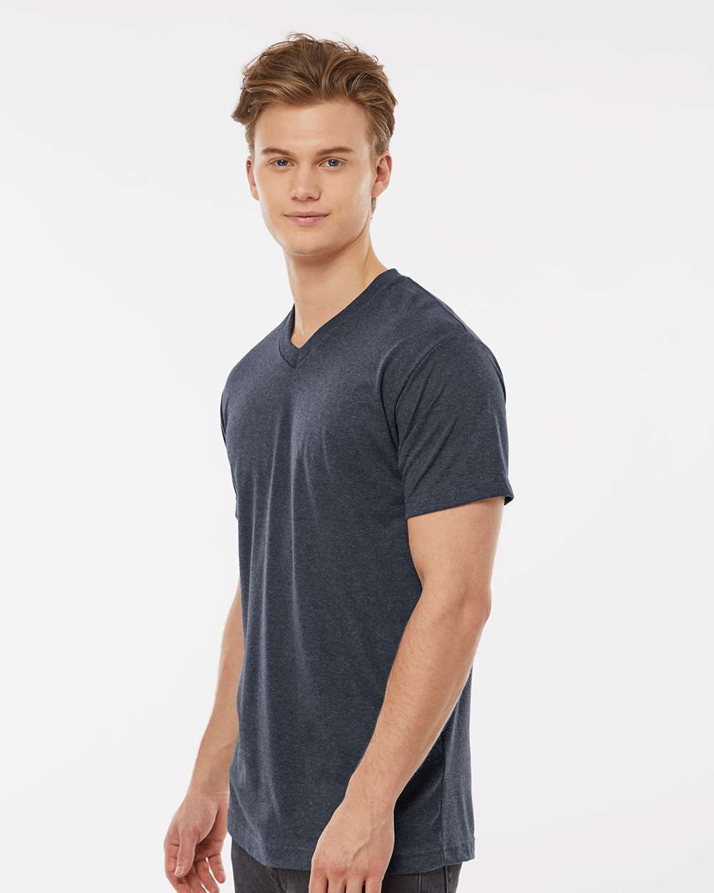 Tultex-207-Poly-Rich V-Neck T-Shirt - Image 36