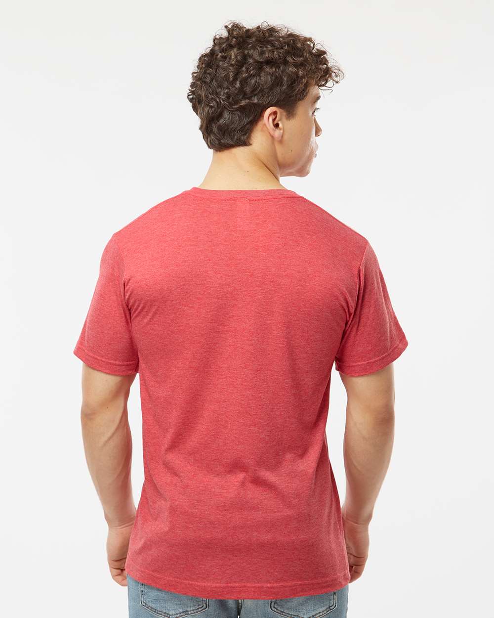 Tultex-207-Poly-Rich V-Neck T-Shirt - Image 43
