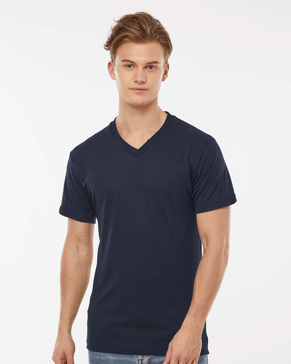 Tultex-207-Poly-Rich V-Neck T-Shirt - Image 47