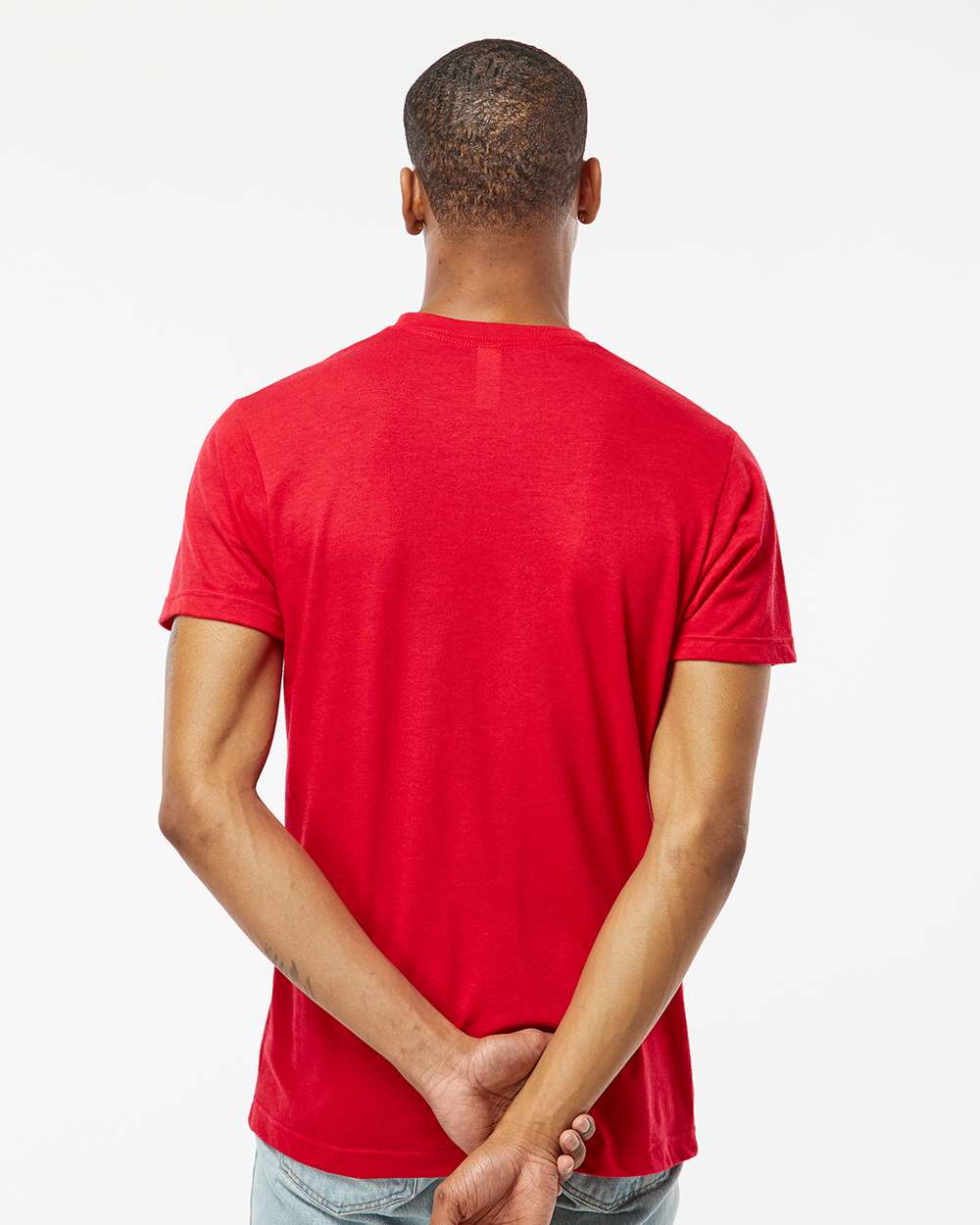 Tultex-207-Poly-Rich V-Neck T-Shirt - Image 55
