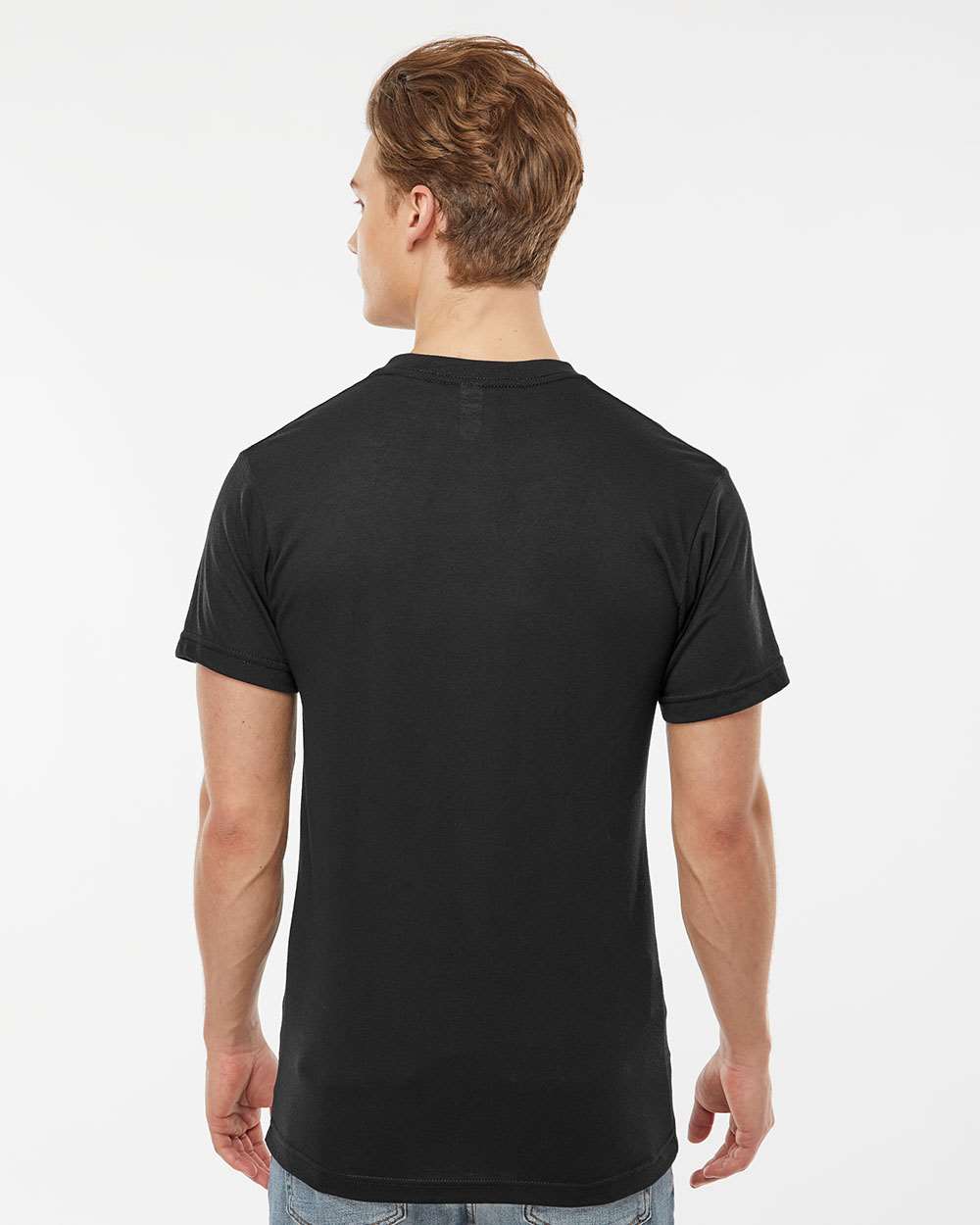 Tultex-207-Poly-Rich V-Neck T-Shirt - Image 6