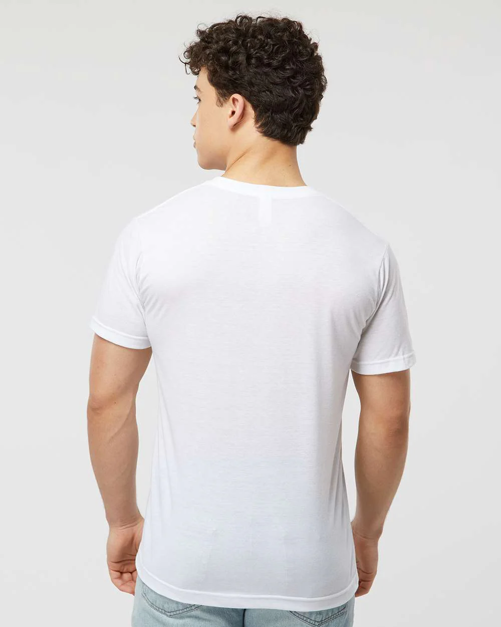 Tultex-207-Poly-Rich V-Neck T-Shirt - Image 61