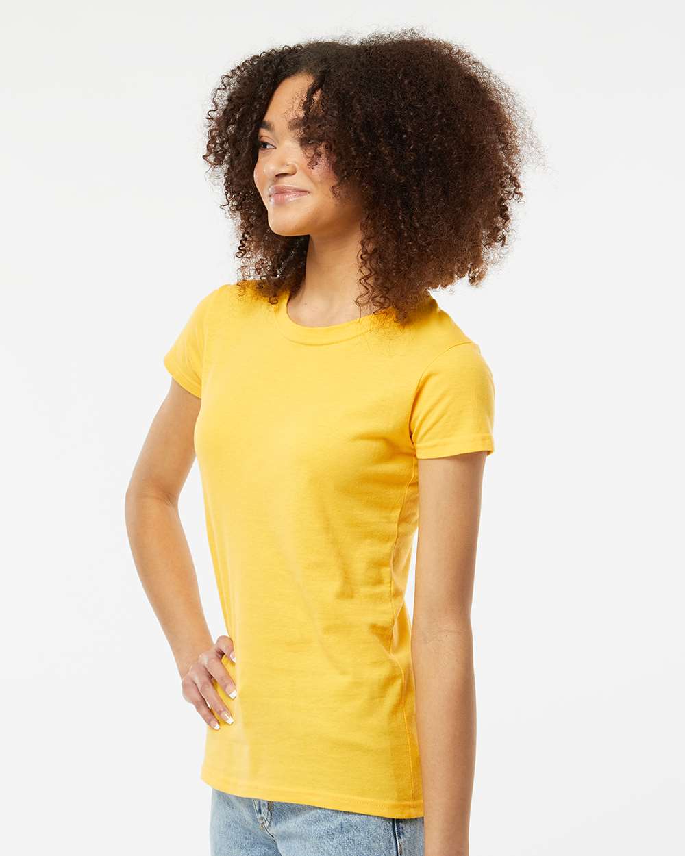 Tultex-213-Women's Fine Jersey Slim Fit T-Shirt - Image 136