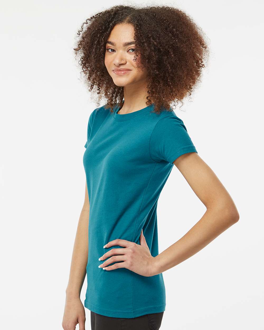 Tultex-213-Women's Fine Jersey Slim Fit T-Shirt - Image 142