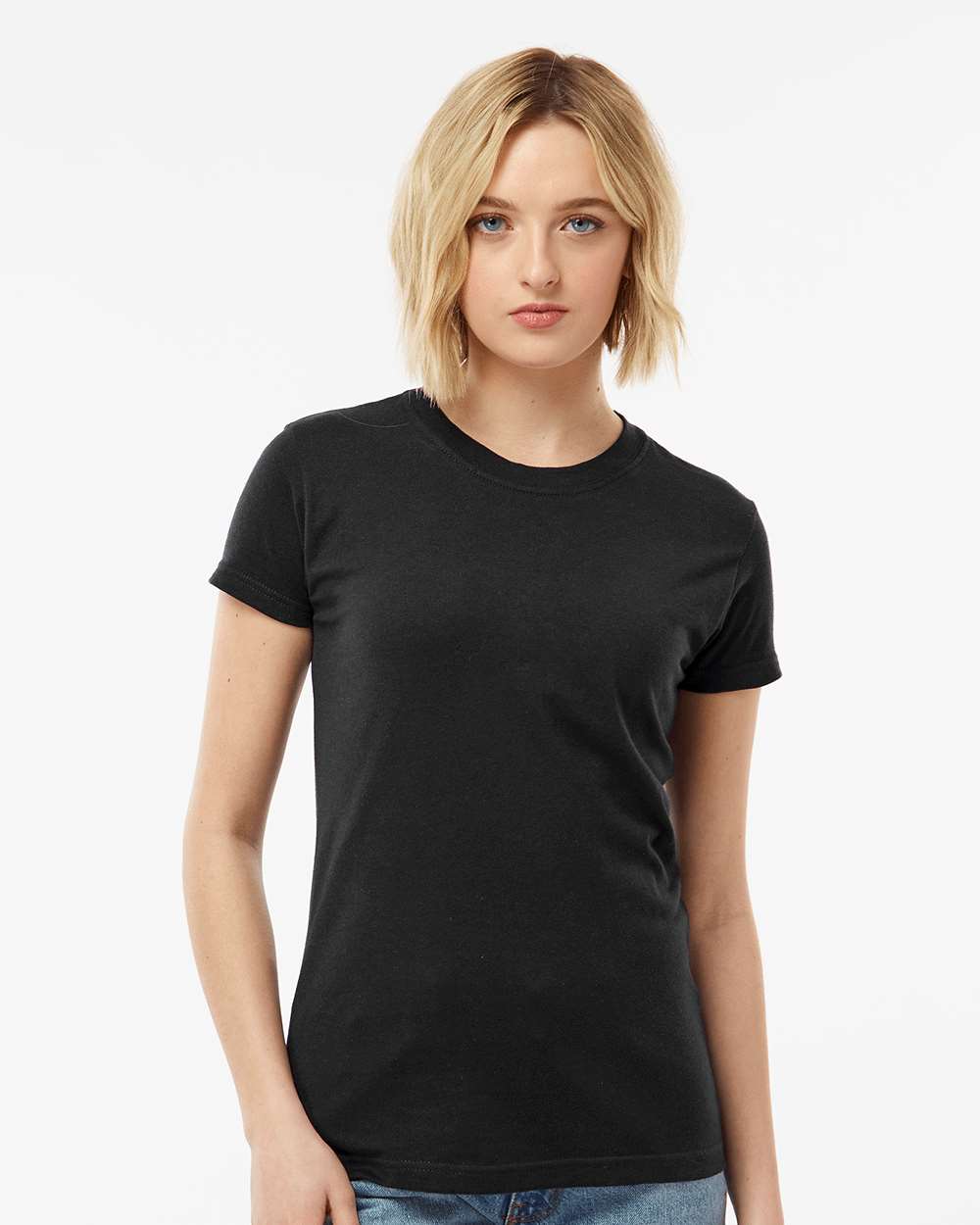 Tultex-213-Women's Fine Jersey Slim Fit T-Shirt - Image 17