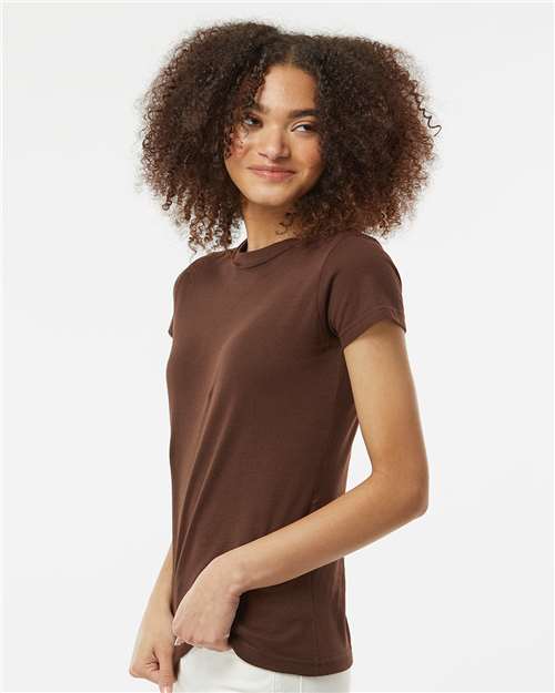 Tultex-213-Women's Fine Jersey Slim Fit T-Shirt - Image 183