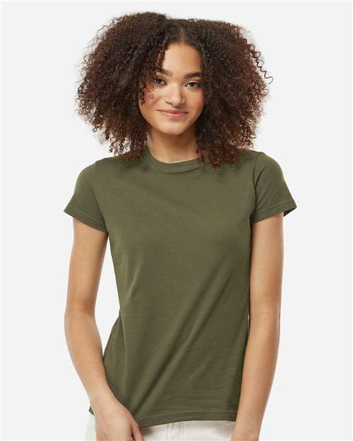 Tultex-213-Women's Fine Jersey Slim Fit T-Shirt - Image 197