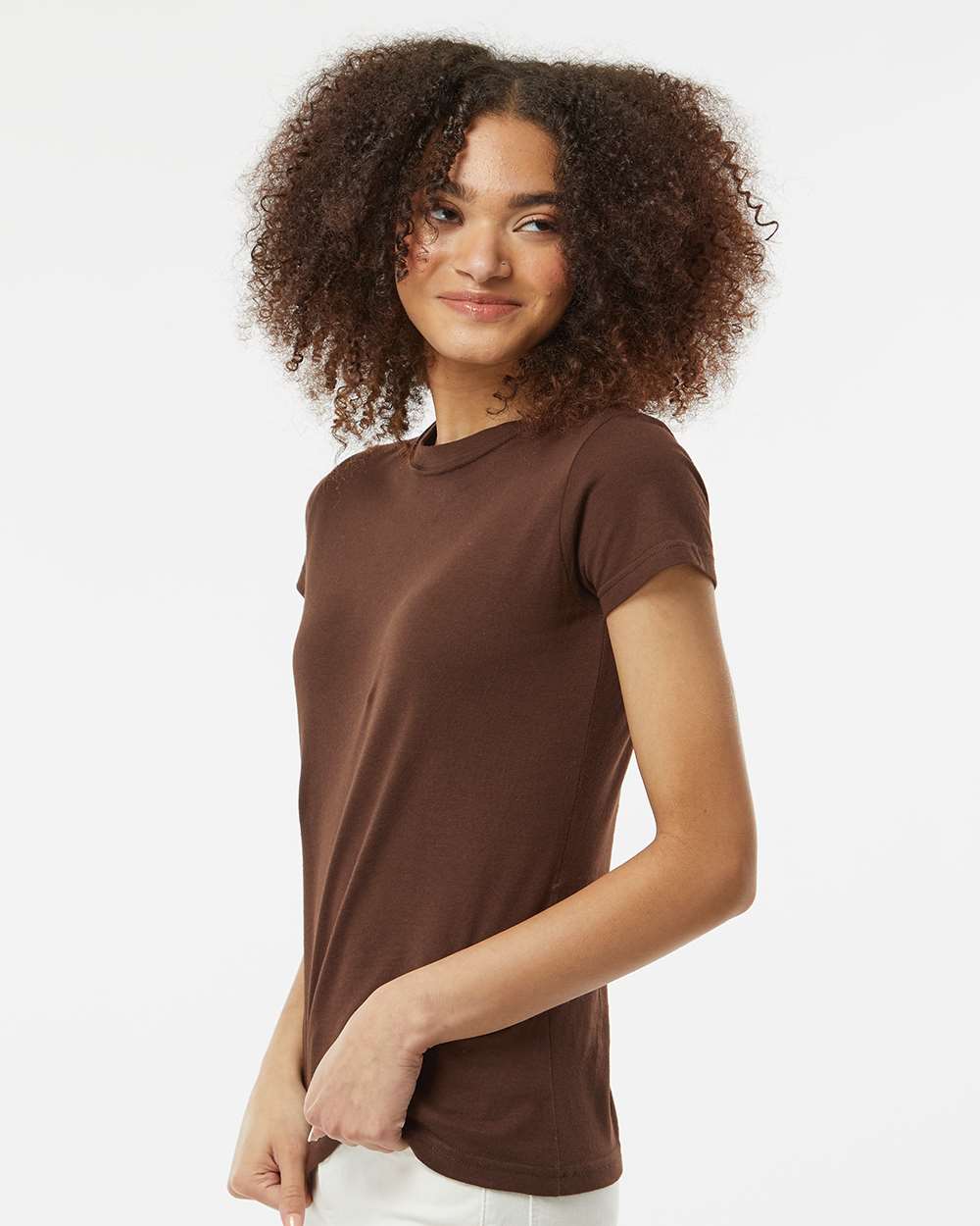 Tultex-213-Women's Fine Jersey Slim Fit T-Shirt - Image 24