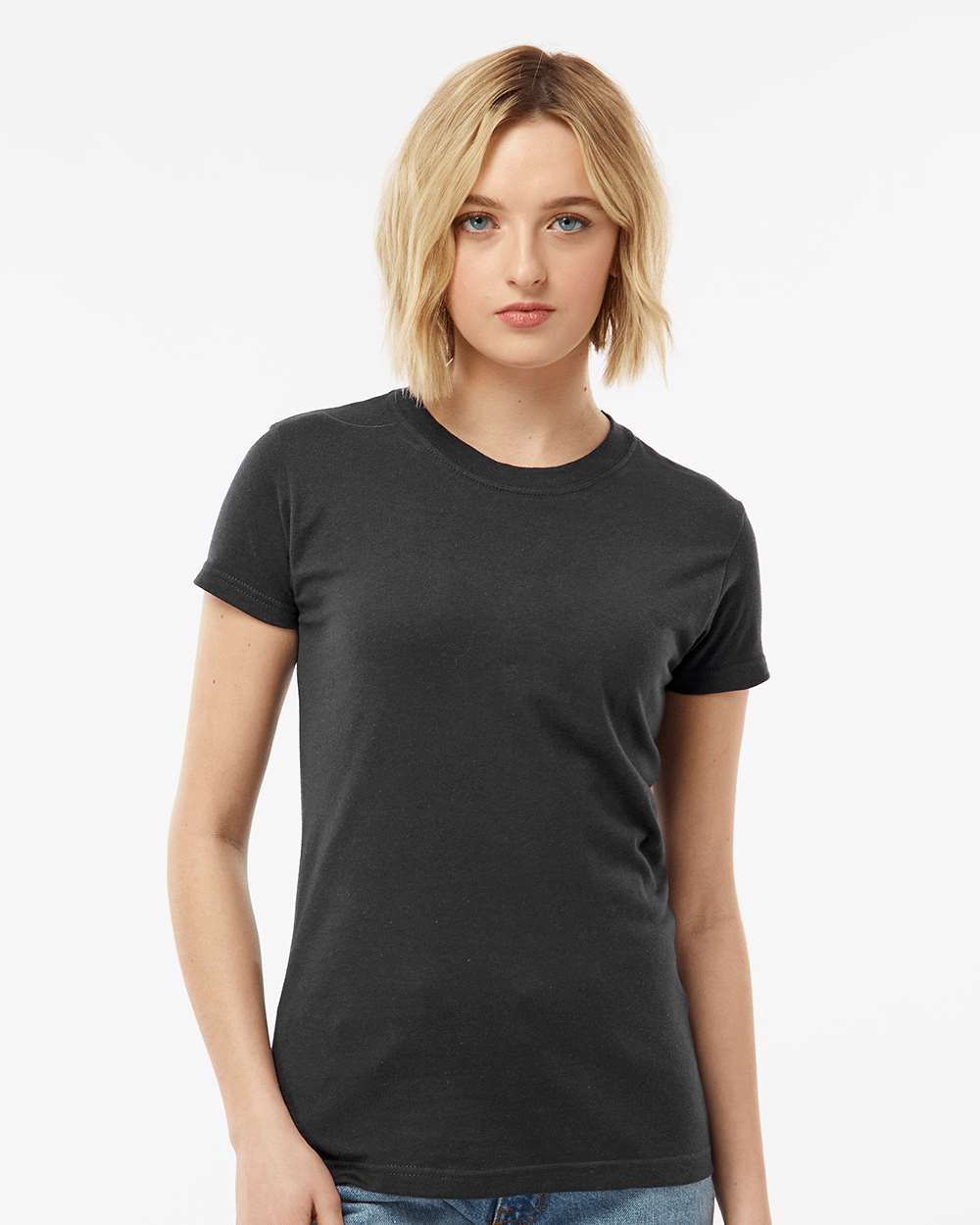 Tultex-213-Women's Fine Jersey Slim Fit T-Shirt - Image 35