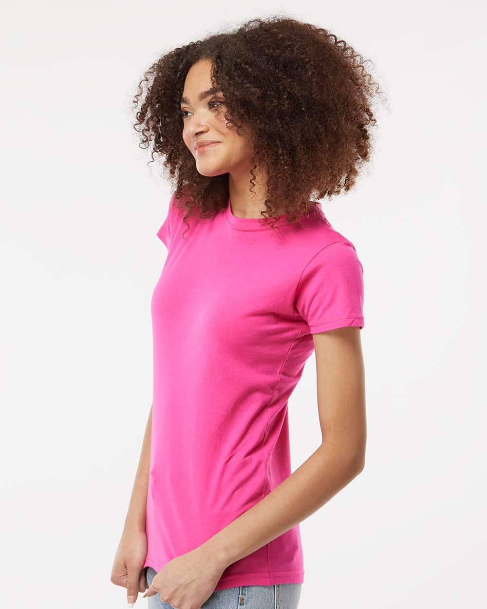 Tultex-213-Women's Fine Jersey Slim Fit T-Shirt - Image 48