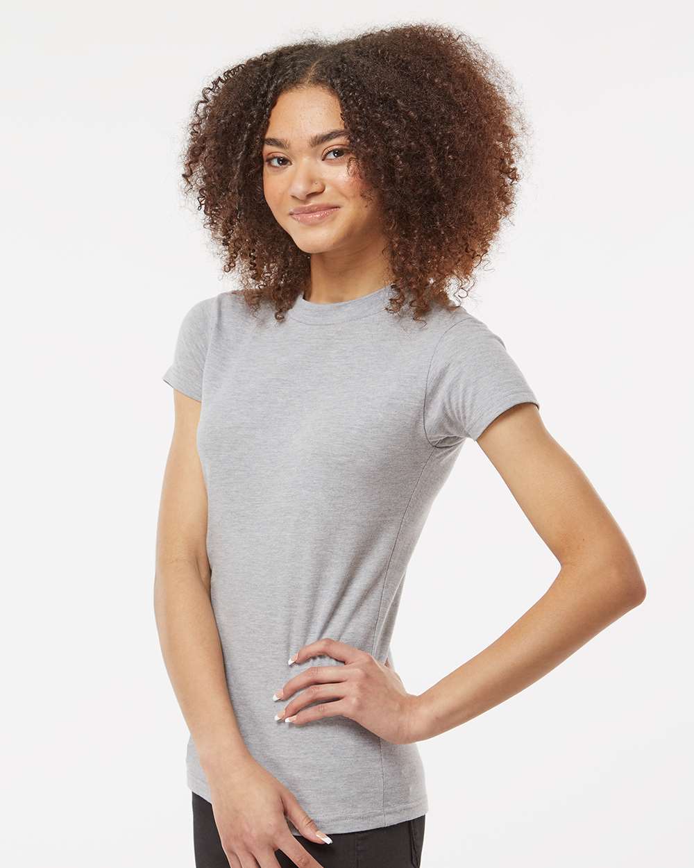 Tultex-213-Women's Fine Jersey Slim Fit T-Shirt - Image 54