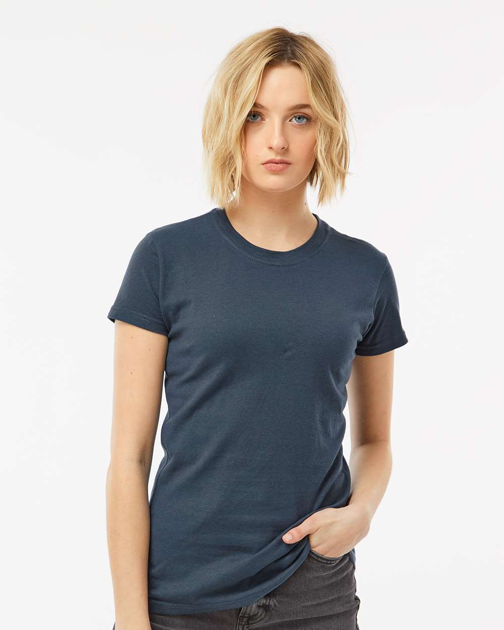 Tultex-213-Women's Fine Jersey Slim Fit T-Shirt - Image 59