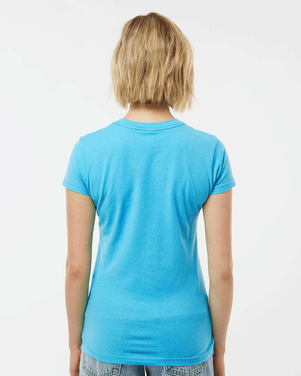 Tultex-213-Women's Fine Jersey Slim Fit T-Shirt - Image 6
