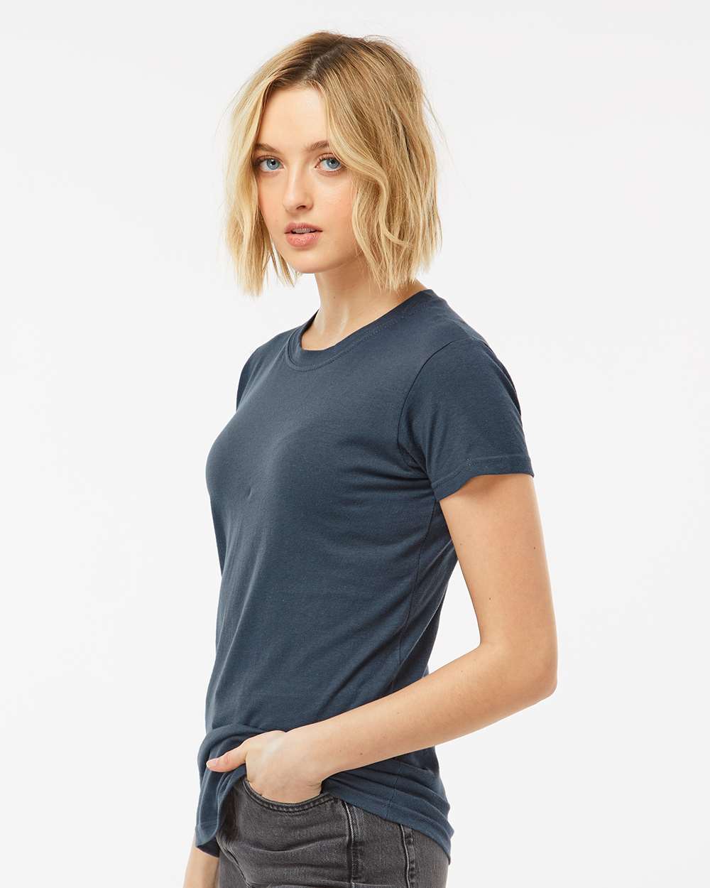 Tultex-213-Women's Fine Jersey Slim Fit T-Shirt - Image 60