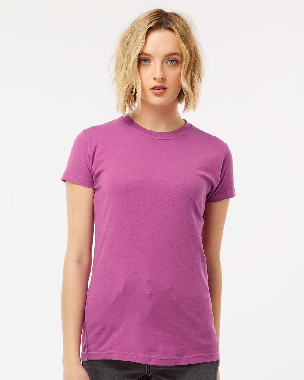 Tultex-213-Women's Fine Jersey Slim Fit T-Shirt - Image 97