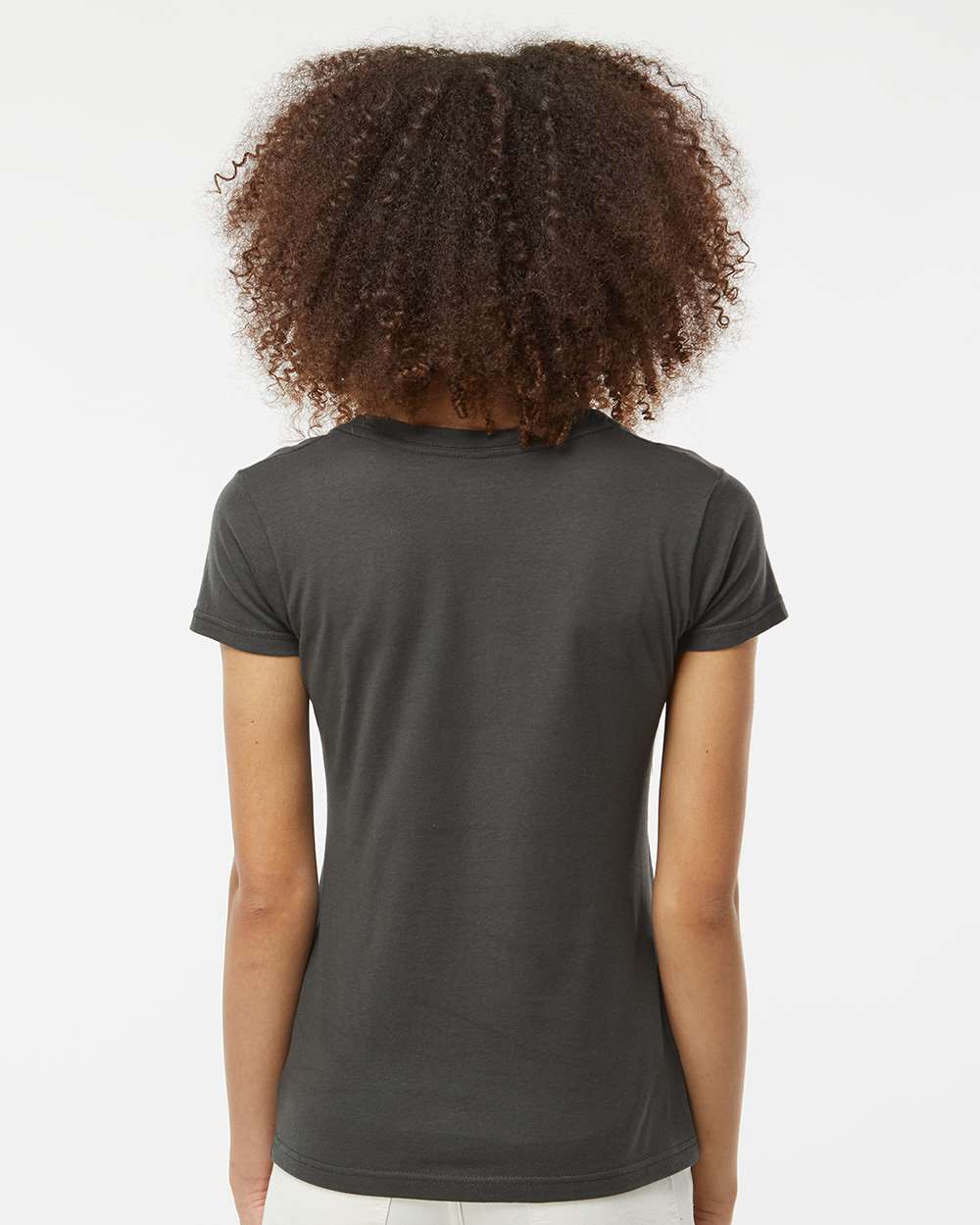 Tultex-214-Women's Fine Jersey V-Neck T-Shirt - Image 13
