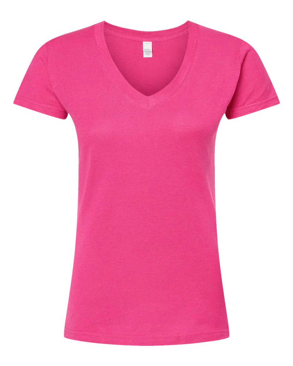 Tultex-214-Women's Fine Jersey V-Neck T-Shirt - Image 14