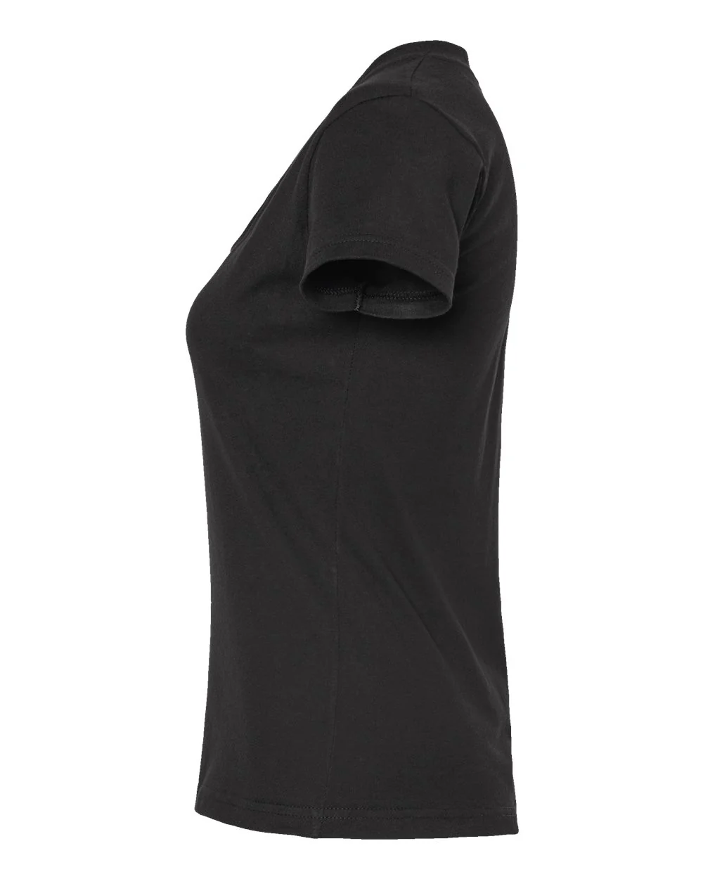 Tultex-214-Women's Fine Jersey V-Neck T-Shirt - Image 3