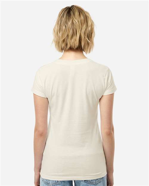 Tultex-214-Women's Fine Jersey V-Neck T-Shirt - Image 57