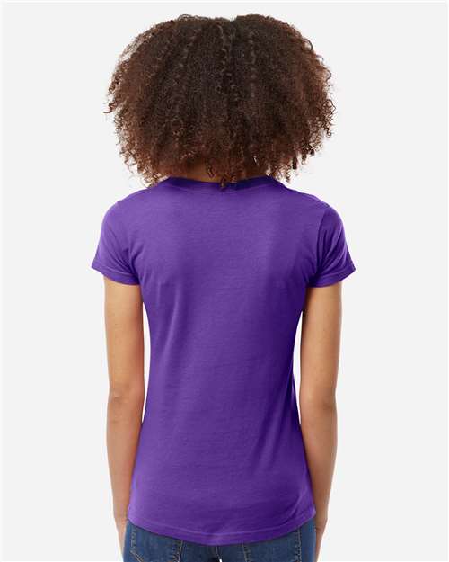 Tultex-214-Women's Fine Jersey V-Neck T-Shirt - Image 66