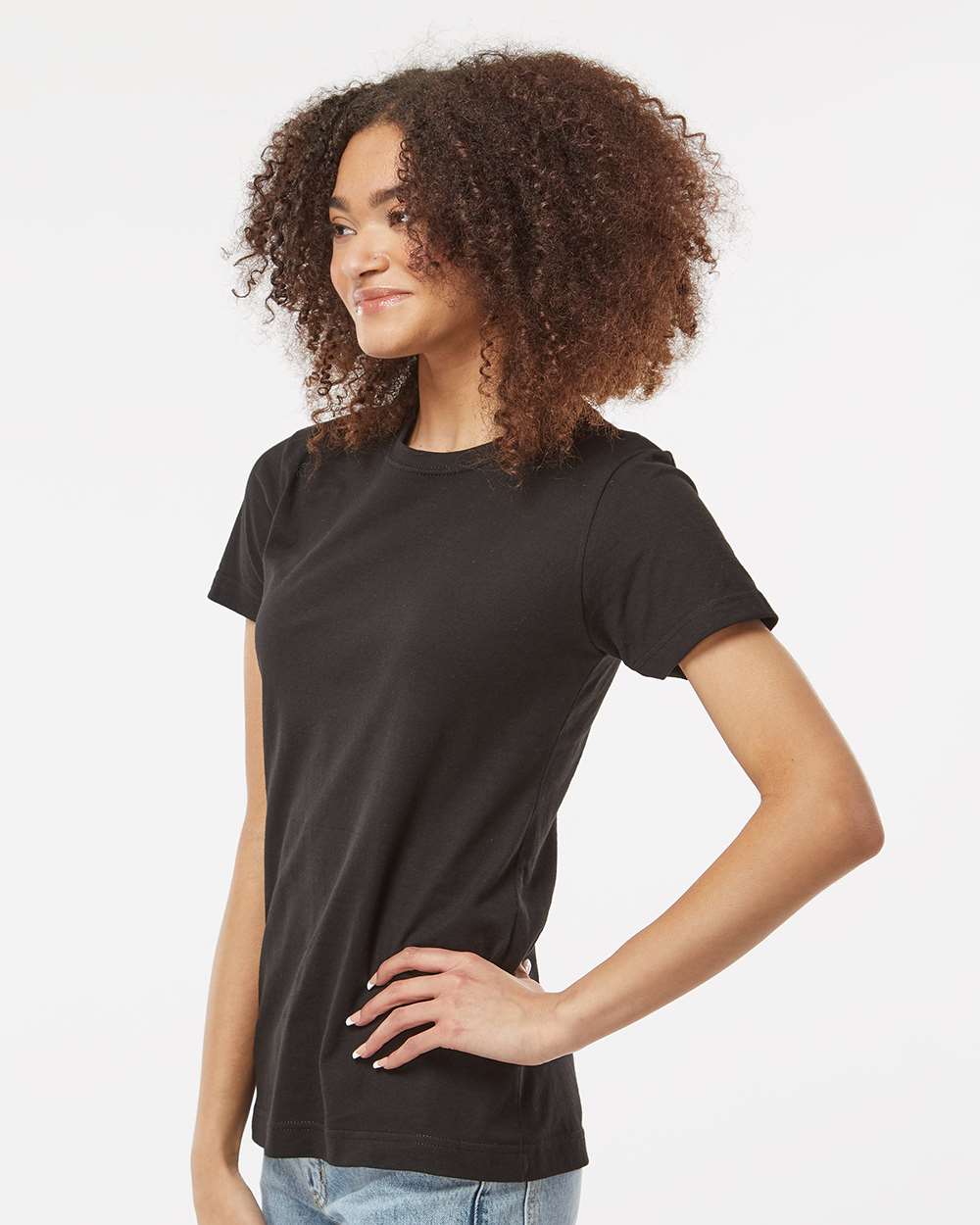 Tultex-216-Women's Fine Jersey Classic Fit T-Shirt - Image 5